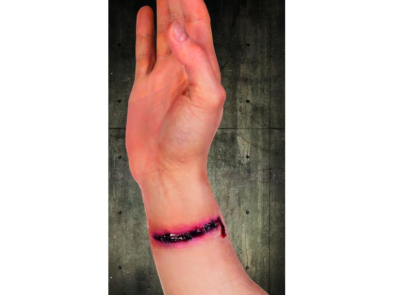 Amscan Effektschminke Latex Wunde 1, assortiert