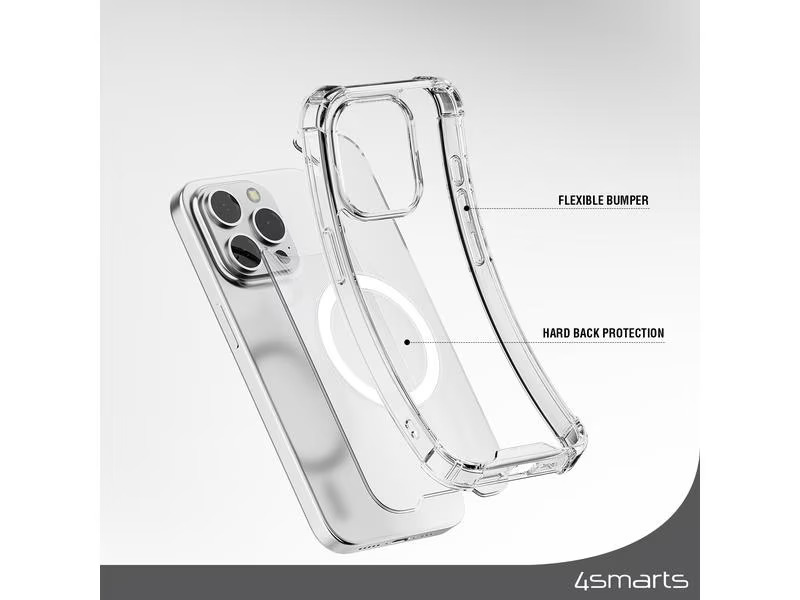 4smarts Back Cover Hybrid Case Ibiza UltiMag iPhone 15 Pro