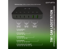 4smarts 7in1 GaN Ladestation Schwarz
