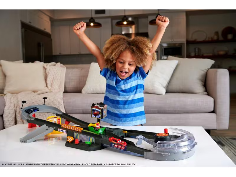 Mattel Cars Disney Cars Piston Cup Action-Rennstrecke
