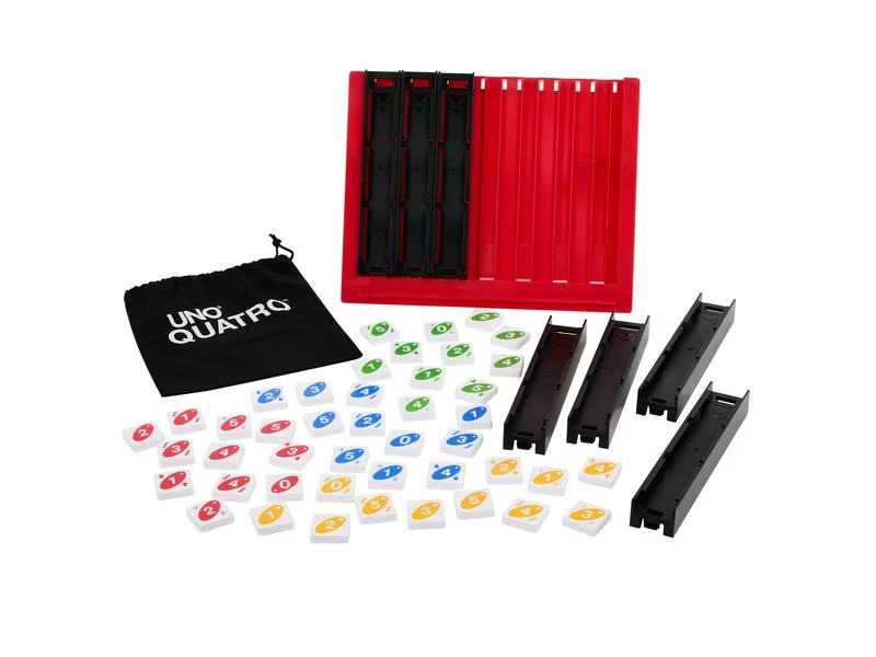 Mattel Spiele Familienspiel UNO Quatro