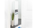 relaxdays Badezimmerregal 173.5 x 30.5 x 32 cm, Weiss