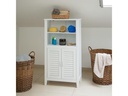 relaxdays Badezimmerregal 92 x 50 x 25.5 cm, Weiss