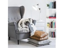 relaxdays Drehbares Bücherregal 138 x 50 cm, Weiss