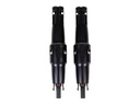 FURBER.power Steckverbinder MC4 kompatibel mit Sicherung, 2 Stück