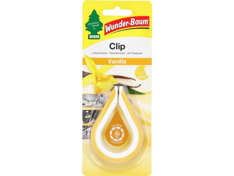 Wunderbaum Auto-Lufterfrischer Clip Vanilla