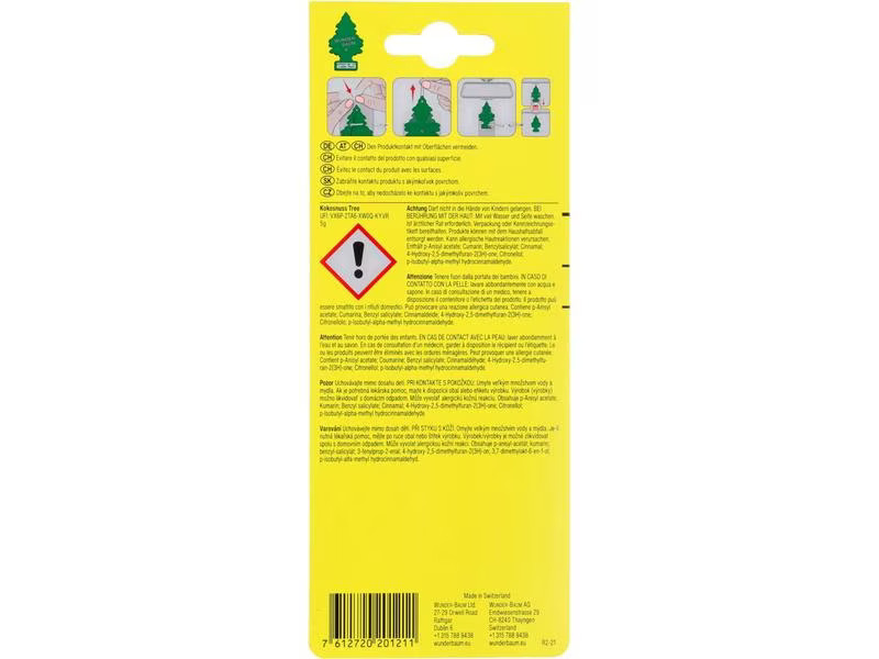Wunderbaum Auto-Lufterfrischer Kokos