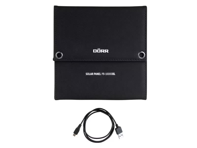 Dörr Kamera Solarpanel PB-10000 mAh 21W XL mit Powerbank