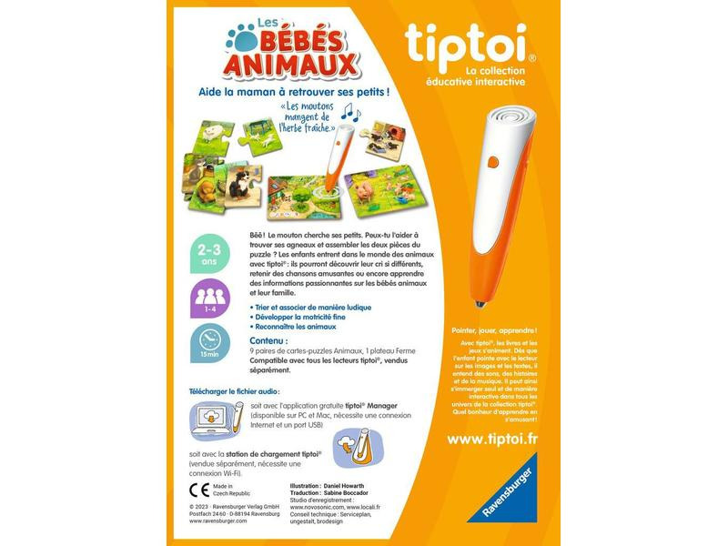 tiptoi Puzzle Les bébés animaux -FR-