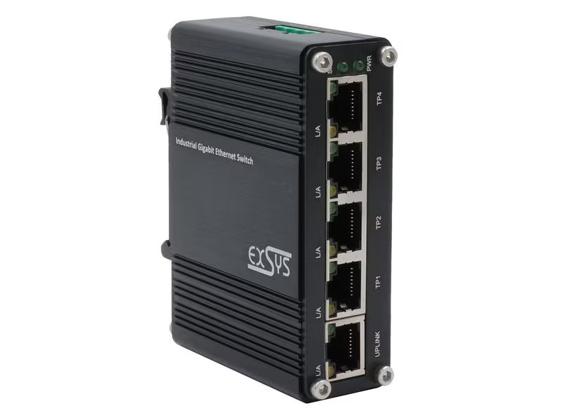Exsys POF Switch EX-62020 5 Port