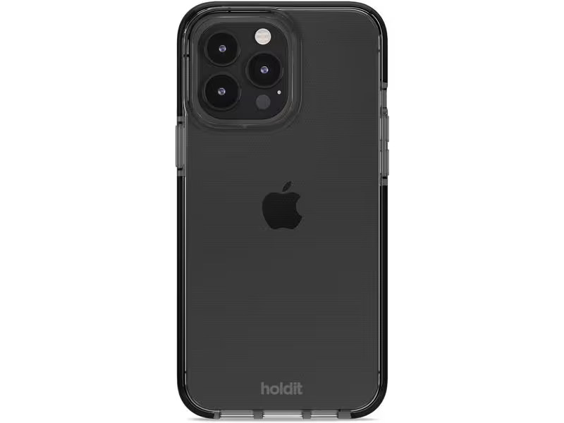 Holdit Back Cover Seethru iPhone 15 Pro Max Schwarz