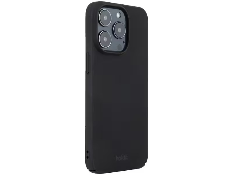 Holdit Back Cover Slim iPhone 15 Pro Schwarz