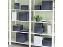 Leitz Faltbox Fabric Dunkelgrau/Grau, 2er Pack
