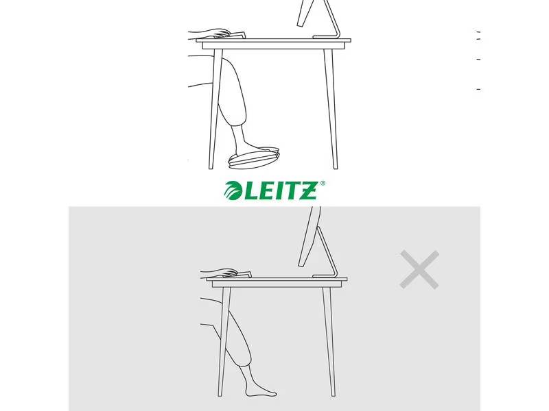 Leitz Fussstütze Ergo Grau
