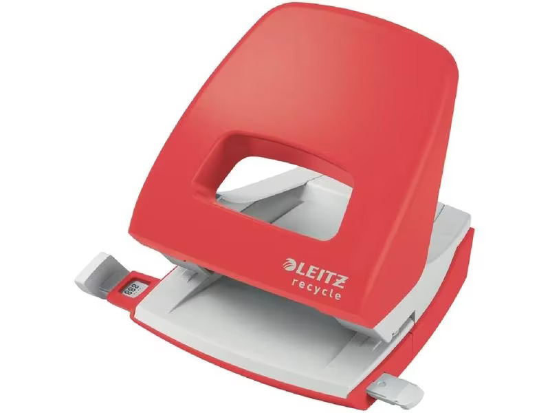 Leitz Locher NeXXt Recycle 30 Seiten, Rot