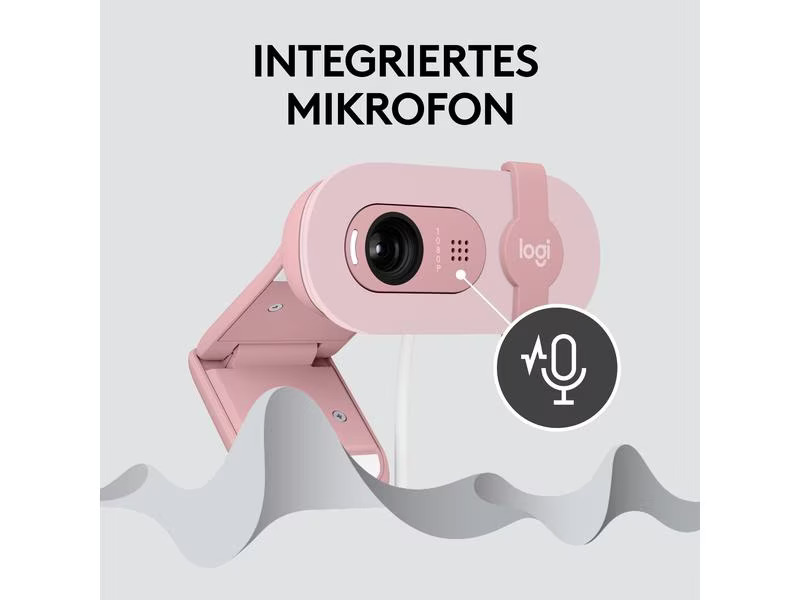 Logitech Brio 100 Rosa