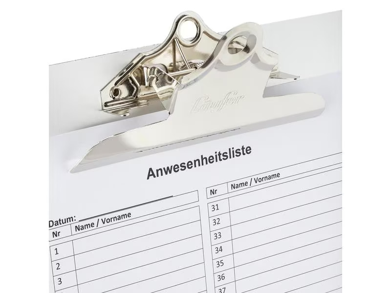 Läufer Dokumentenhalter A4 Silber