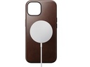 Nomad Back Cover Modern Leather Horween iPhone 15 Schwarz