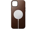 Nomad Back Cover Modern Leather iPhone 15 Plus Braun