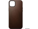Nomad Back Cover Modern Leather iPhone 15 Plus Braun