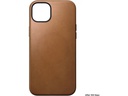 Nomad Back Cover Modern Leather iPhone 15 Plus Rostbraun
