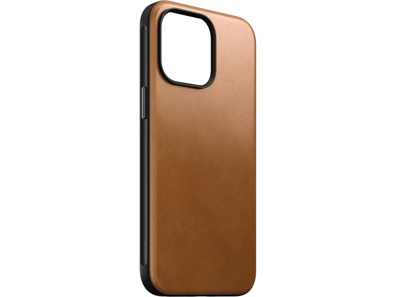 Nomad Back Cover Modern Leather iPhone 15 Pro Max Rostbraun