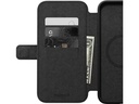 Nomad Book Cover Modern Leather Folio iPhone 15 Plus Schwarz