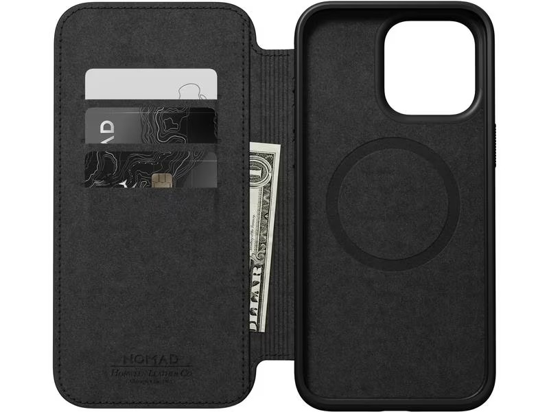 Nomad Modern Horween Leather Folio iPhone 15 Pro Max