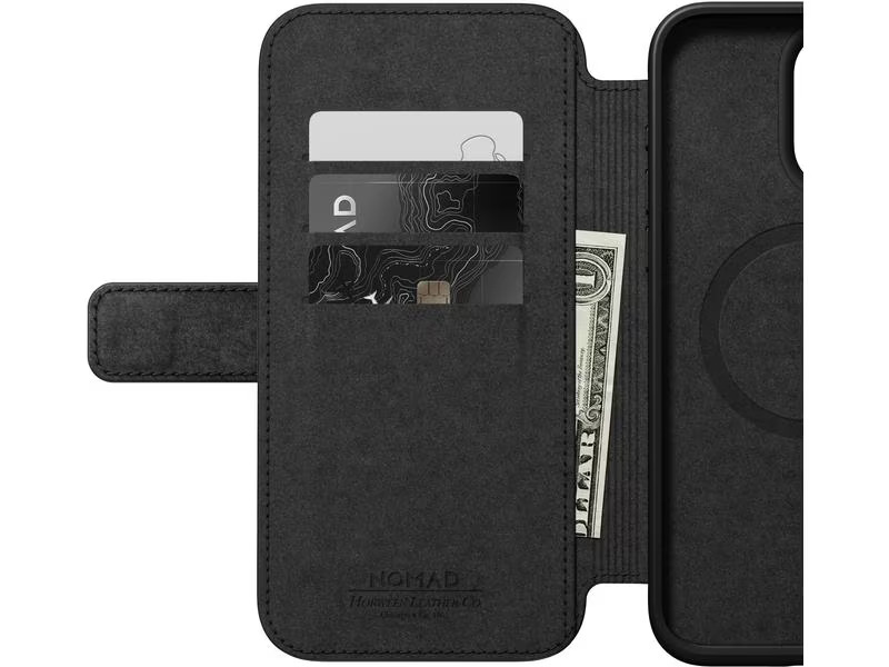 Nomad Modern Horween Leather Folio iPhone 15 Pro Max