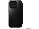 Nomad Modern Horween Leather Folio iPhone 15 Pro Schwarz