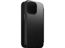 Nomad Modern Leather Folio iPhone 15 Pro Max Schwarz