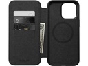 Nomad Modern Leather Folio iPhone 15 Pro Max Schwarz