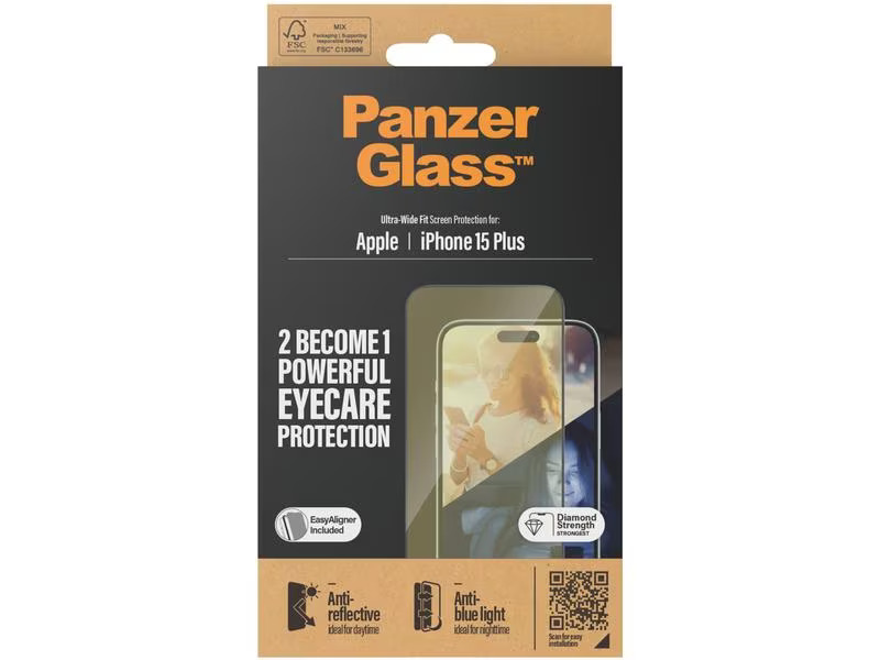 Panzerglass Displayschutz Anti Reflective iPhone 15 Plus