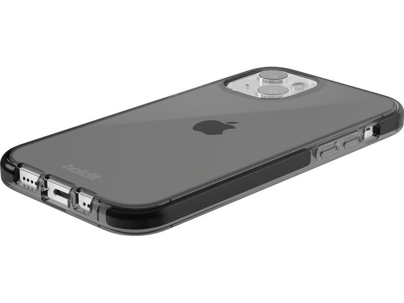 Holdit Back Cover Seethru iPhone 15 Schwarz