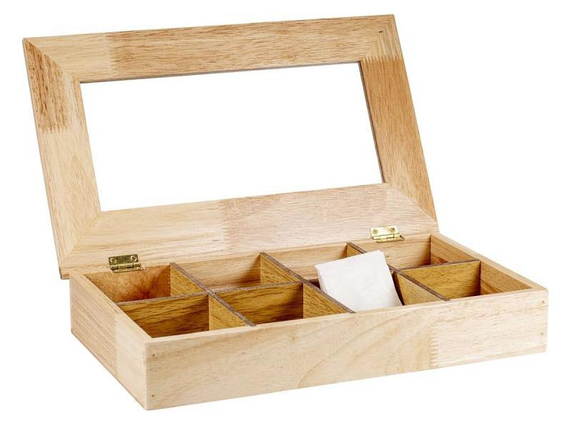 Kadastar Teebeutel-Box Jasmin Hellbraun