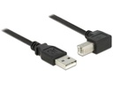 Delock USB 2.0-Kabel A - B gewinkelt 1 m