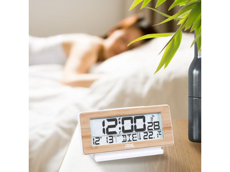 ADE Digitalwecker Temperatur-&amp; Datumsanzeige