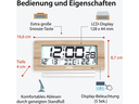 ADE Digitalwecker Temperatur-&amp; Datumsanzeige