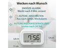 ADE Digitalwecker mit Temperaturanzeige