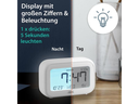ADE Digitalwecker mit Temperaturanzeige