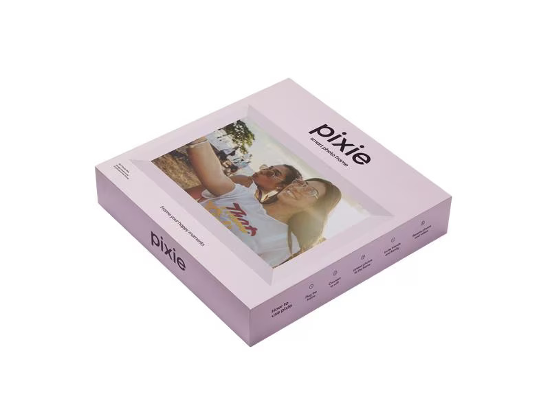 PIXIE Digitaler Bilderrahmen 10.1  Pink