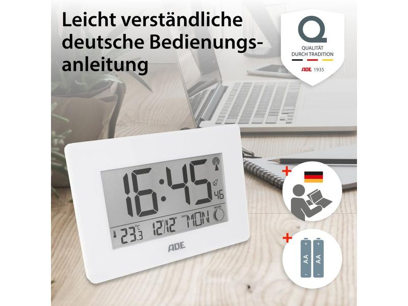 ADE Funkuhr XXL-Ziffern