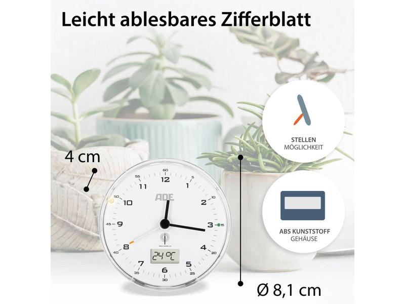 ADE Funkwecker 8.1 x 4 cm