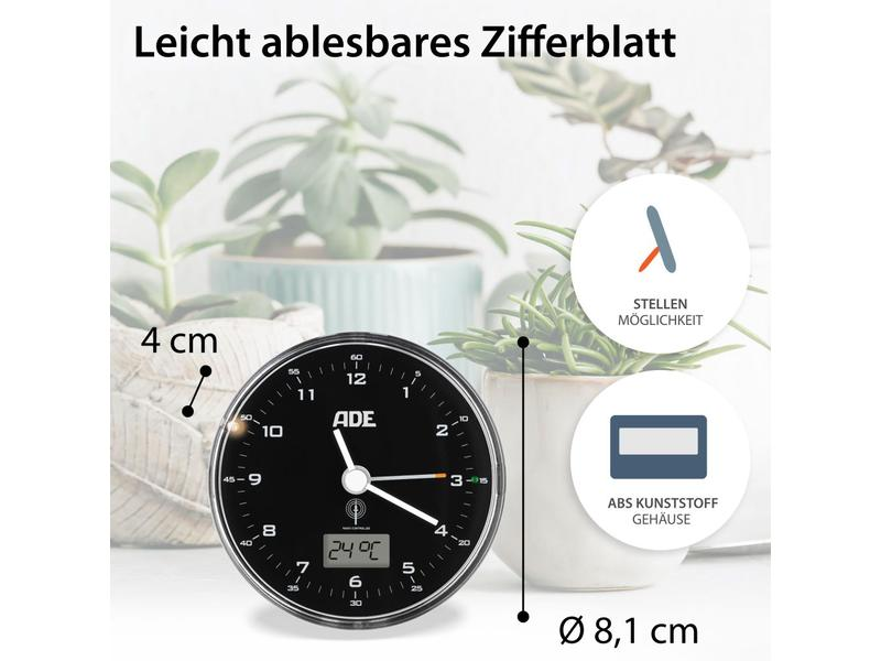 ADE Funkwecker 8.1 x 4 cm
