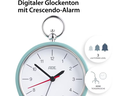ADE Klassischer Wecker Retro Hellblau