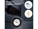 ADE Klassischer Wecker mit Nachtlicht-Sensor
