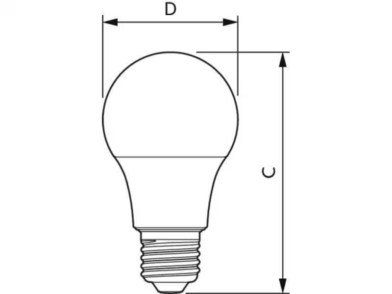 Philips Professional Lampe CorePro LEDbulb ND 4.9-40W A60 E27 827