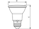 Philips Professional Lampe MAS LEDspot VLE D 6-50W 940 PAR20 25D