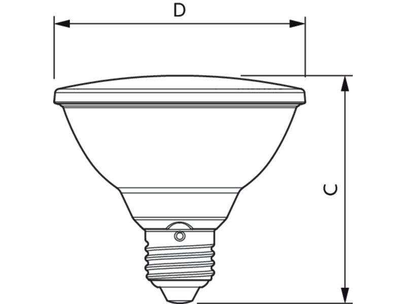 Philips Professional Lampe MAS LEDspot VLE D 9.5-75W 927 PAR30S 25D