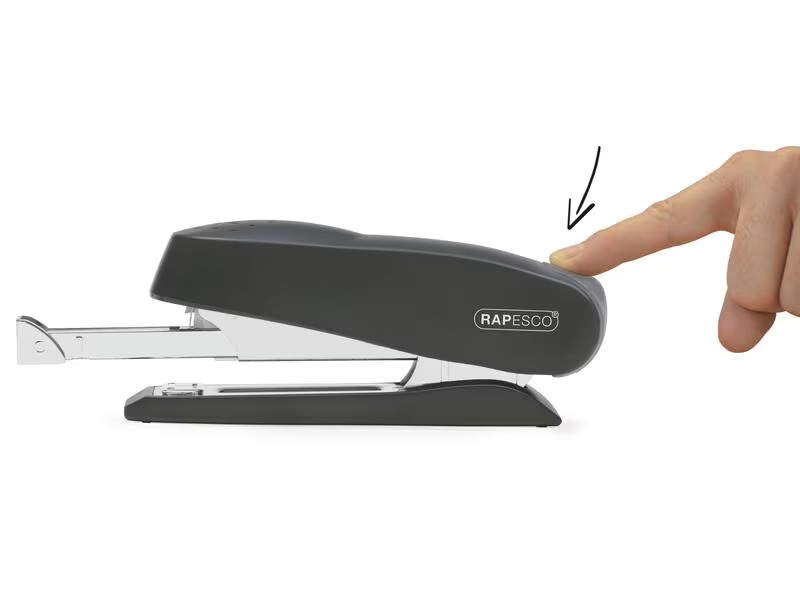 Rapesco Heftgerät Luna 50 Seiten, Schwarz